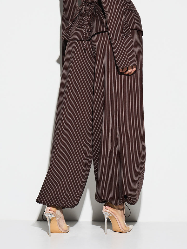 Pantaloni SHEIN, maro