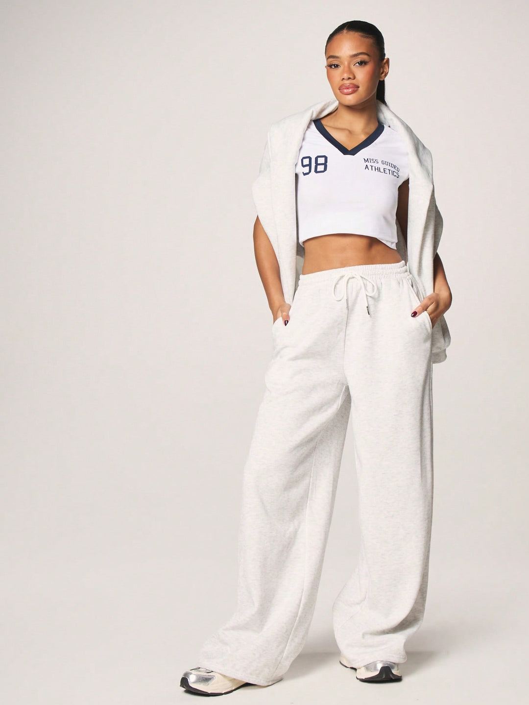 Pantaloni SHEIN, gri