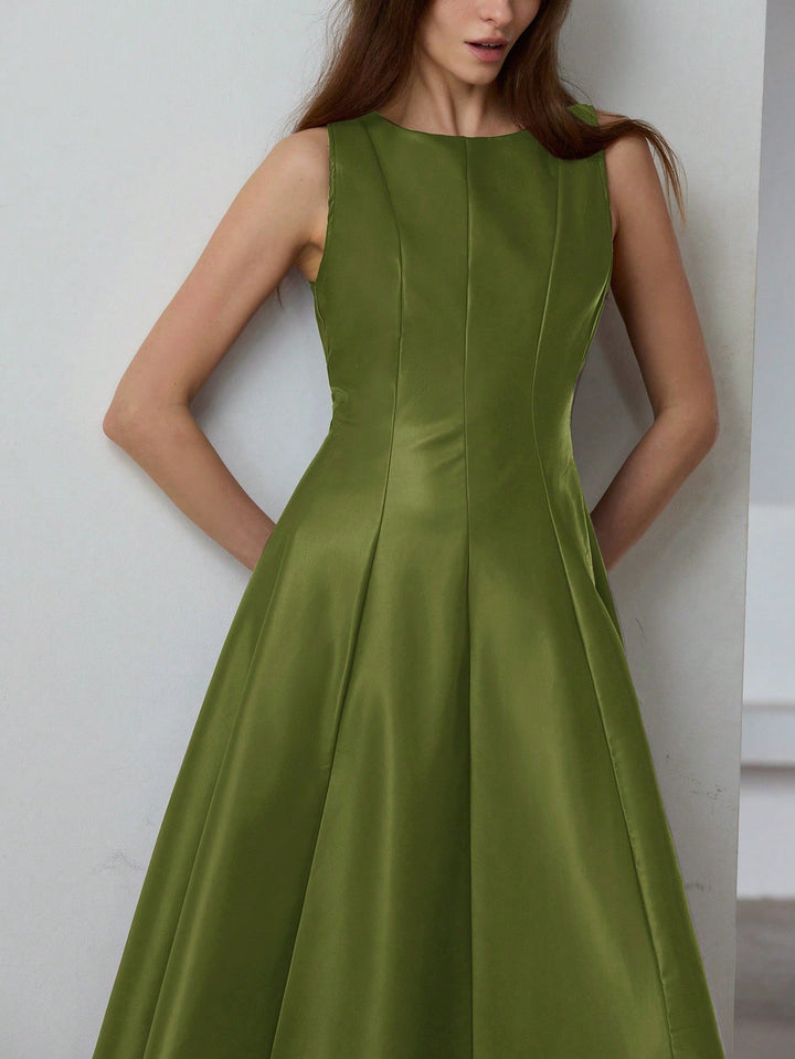 Rochie maxi SHEIN, verde