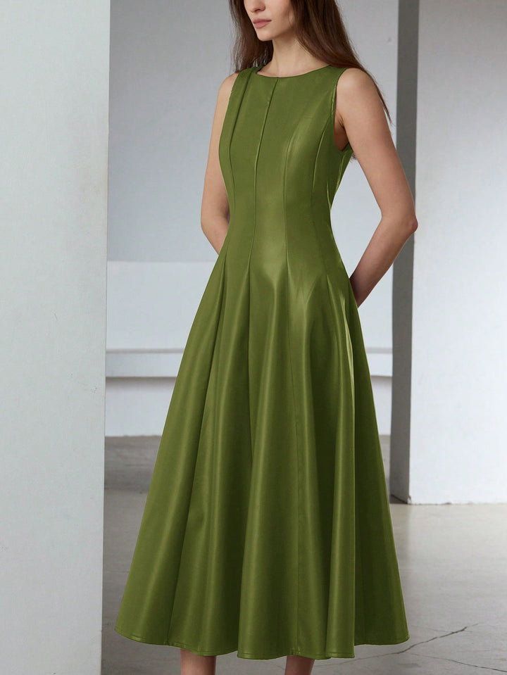 Rochie maxi SHEIN, verde