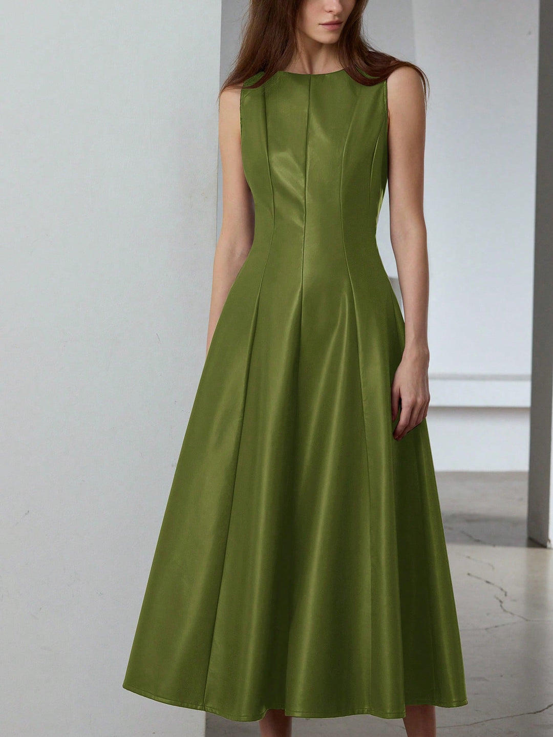 Rochie maxi SHEIN, verde