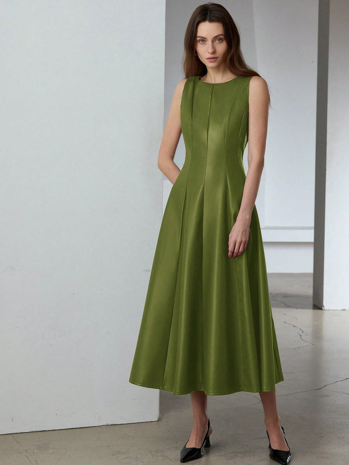 Rochie maxi SHEIN, verde