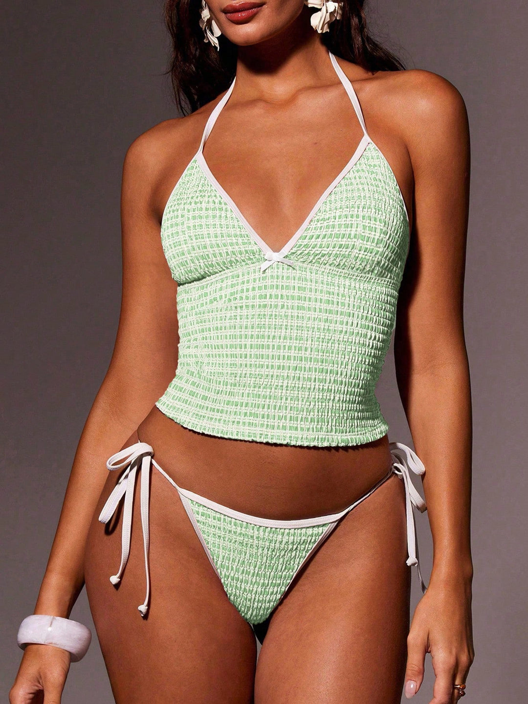 Set bikini SHEIN, verde