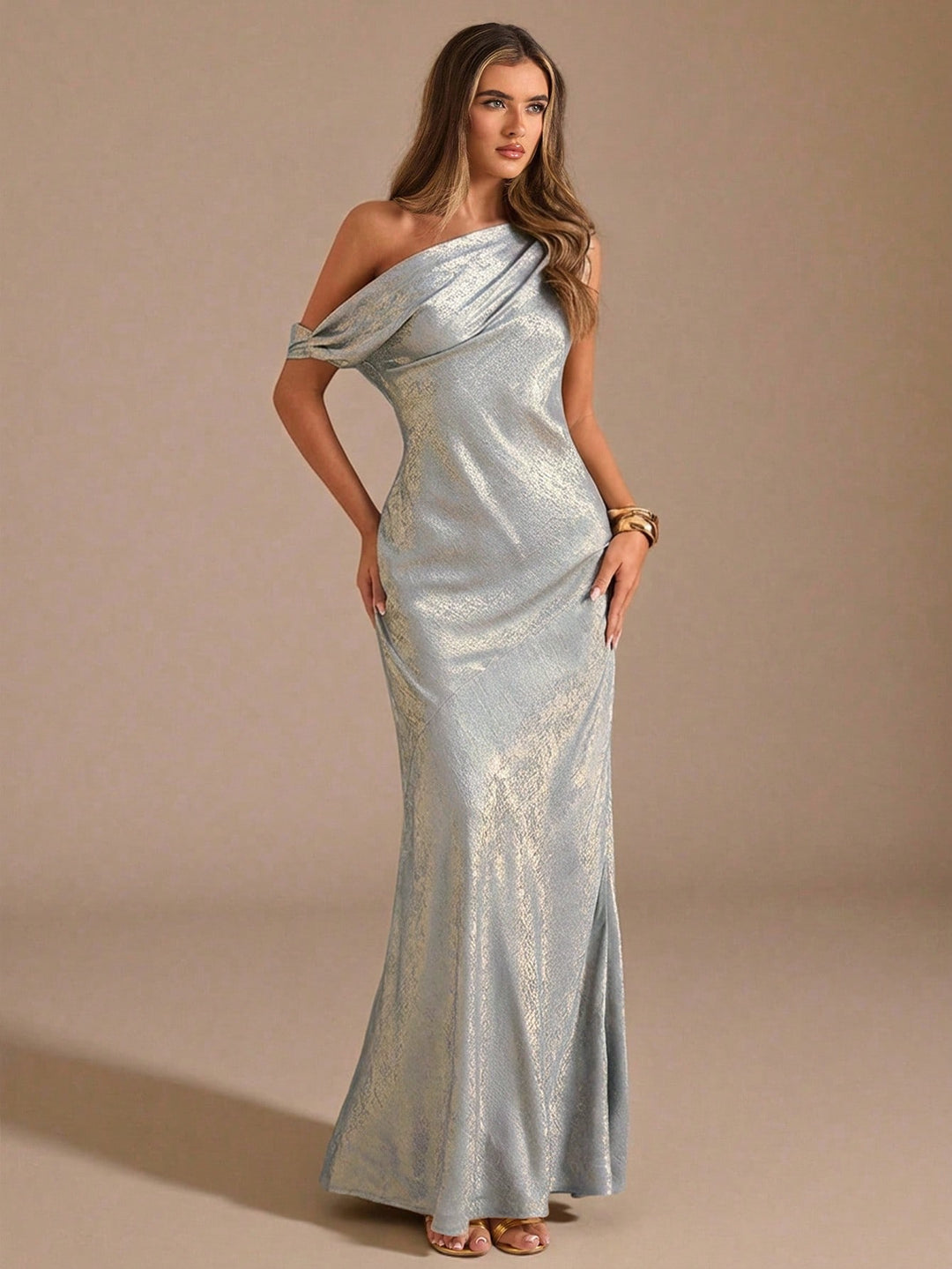 Rochie maxi SHEIN, albastru