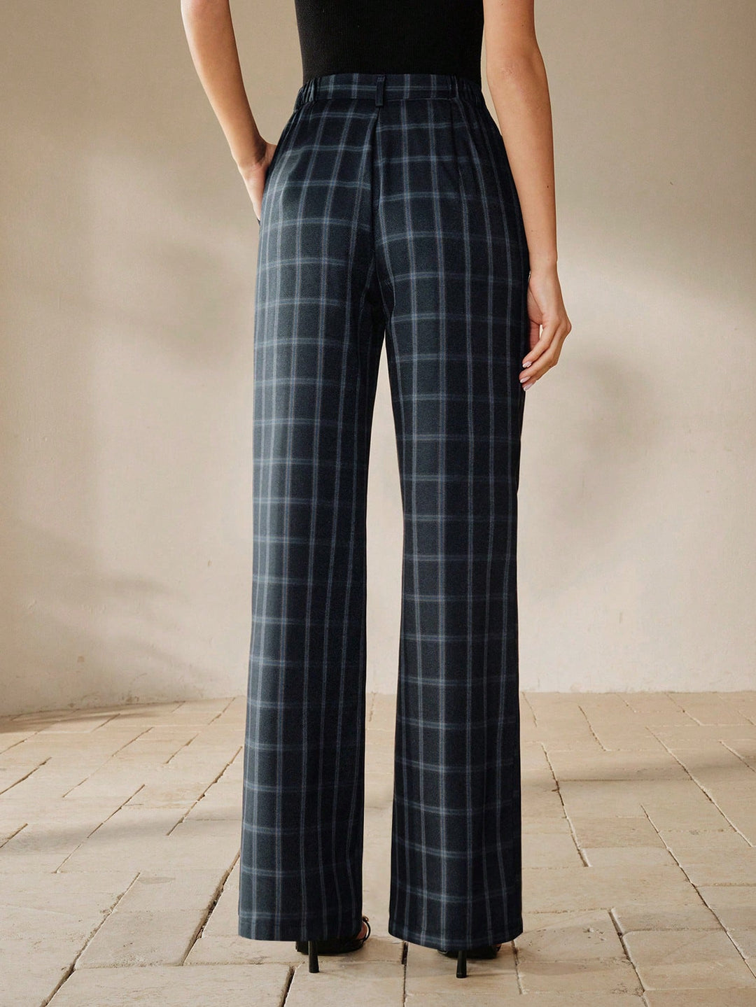 Pantaloni SHEIN, albastru