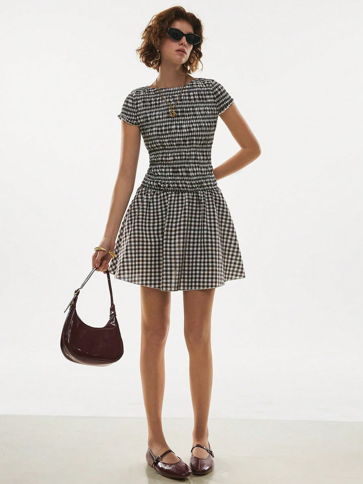 Rochie mini SHEIN, maro