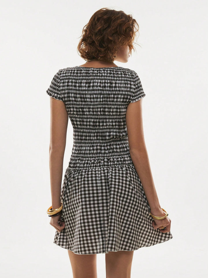 Rochie mini SHEIN, maro