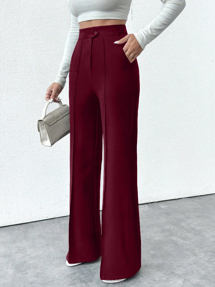 Pantaloni SHEIN, vișiniu
