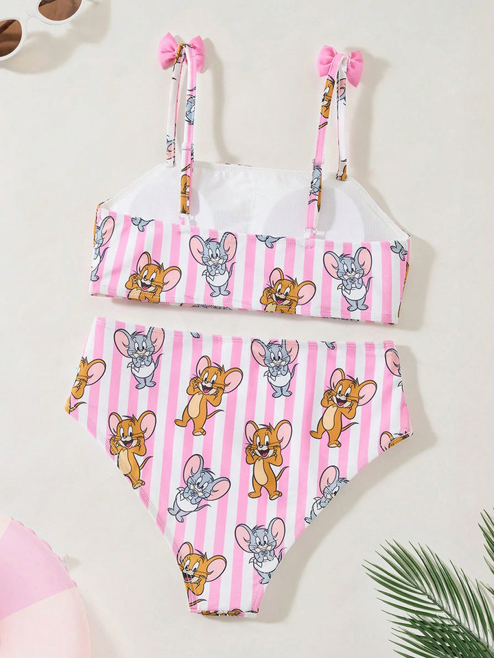Set bikini SHEIN, roz