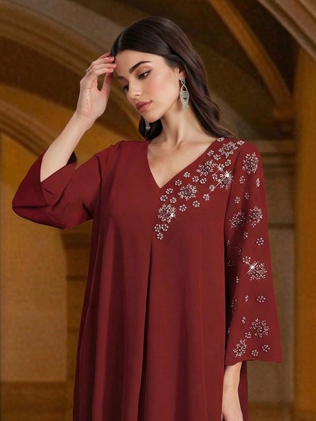 Rochie SHEIN, vișiniu