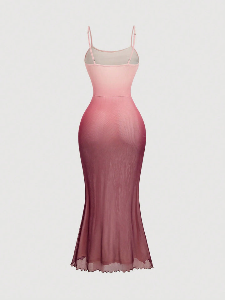 Rochie maxi SHEIN, roz