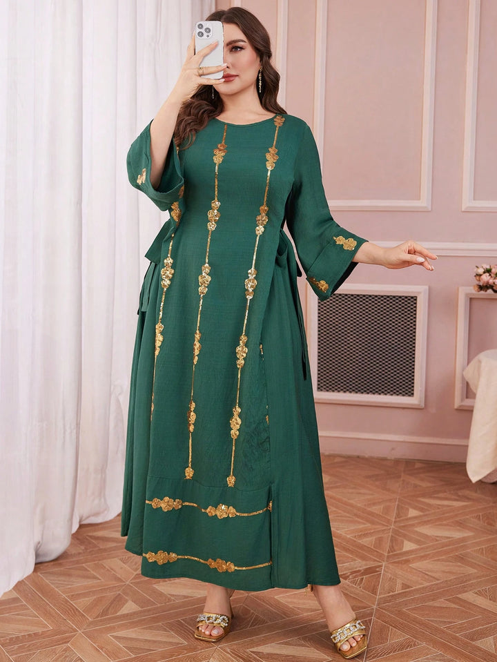 Rochie maxi SHEIN, verde