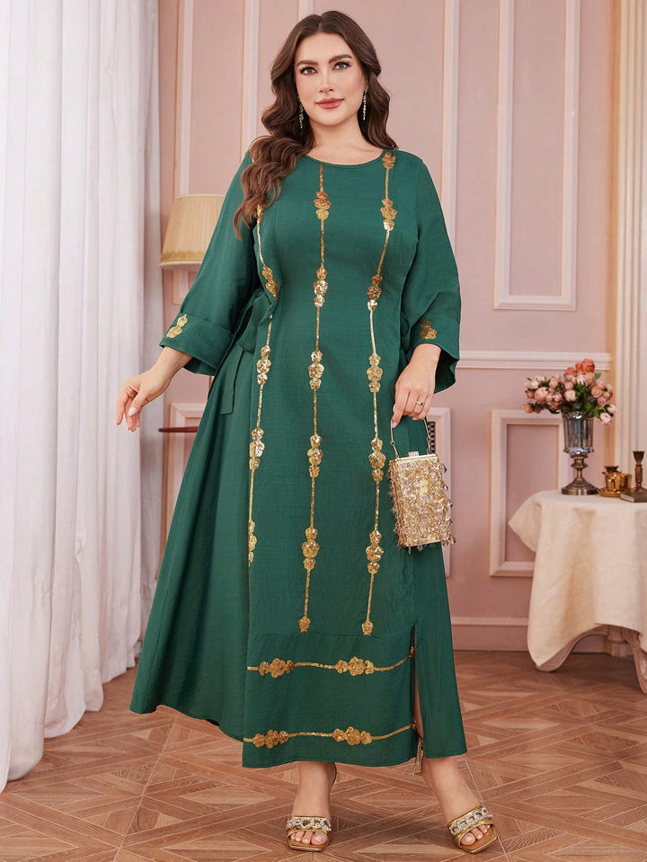 Rochie maxi SHEIN, verde