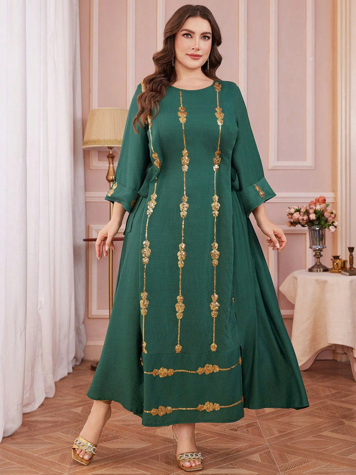 Rochie maxi SHEIN, verde