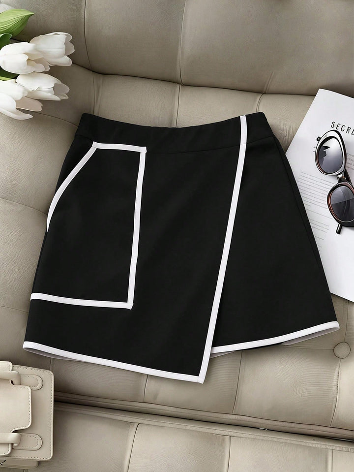Pantaloni scurți SHEIN, negru