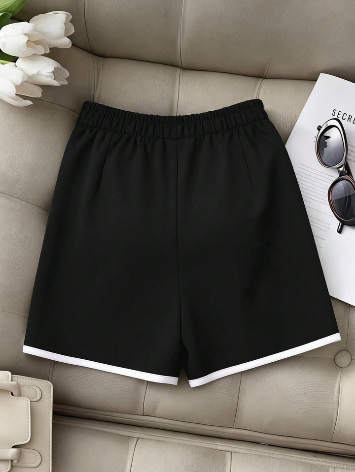 Pantaloni scurți SHEIN, negru