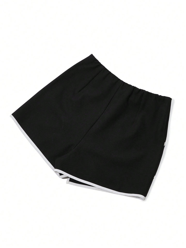 Pantaloni scurți SHEIN, negru