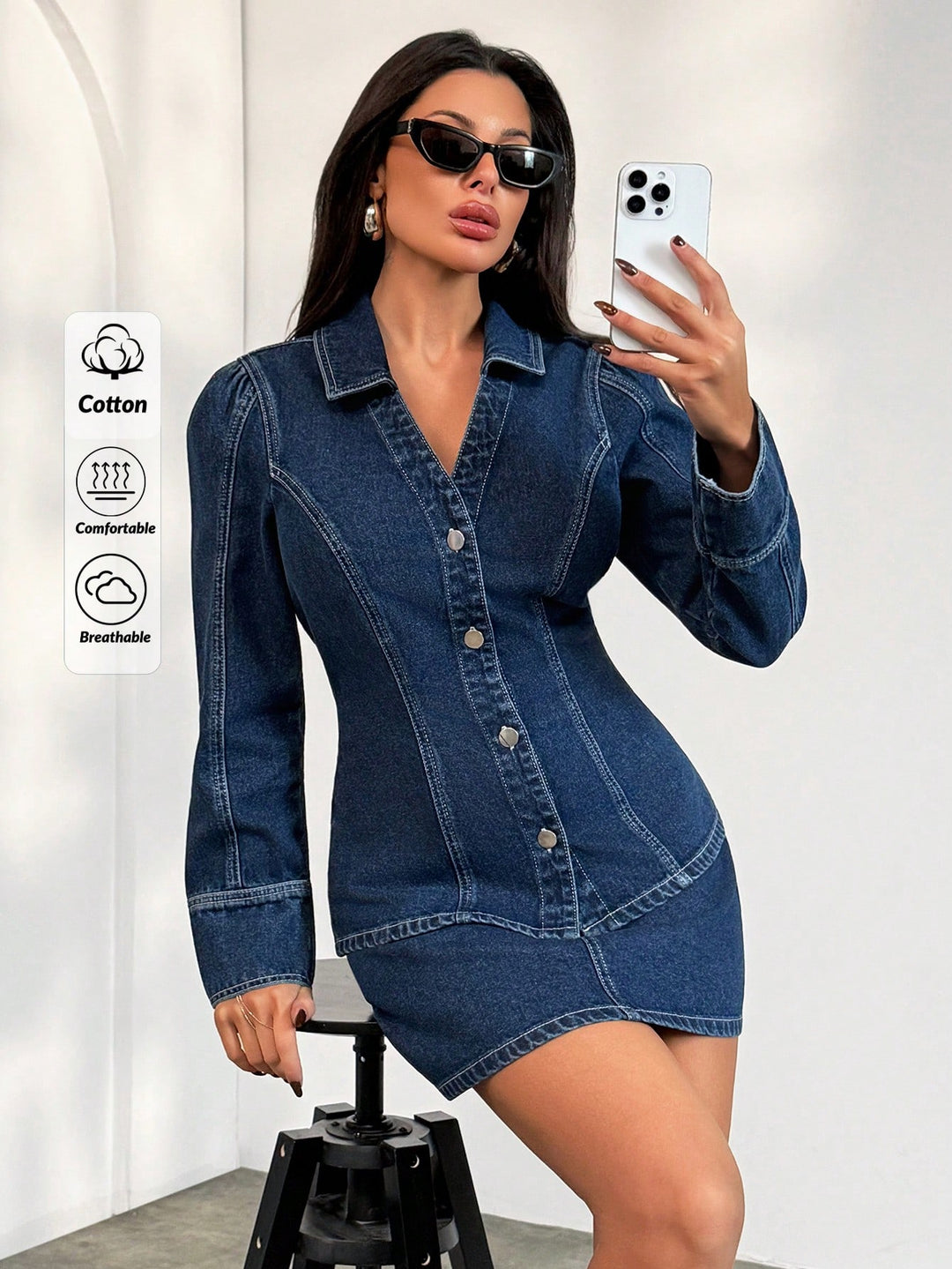Compleu SHEIN, albastru