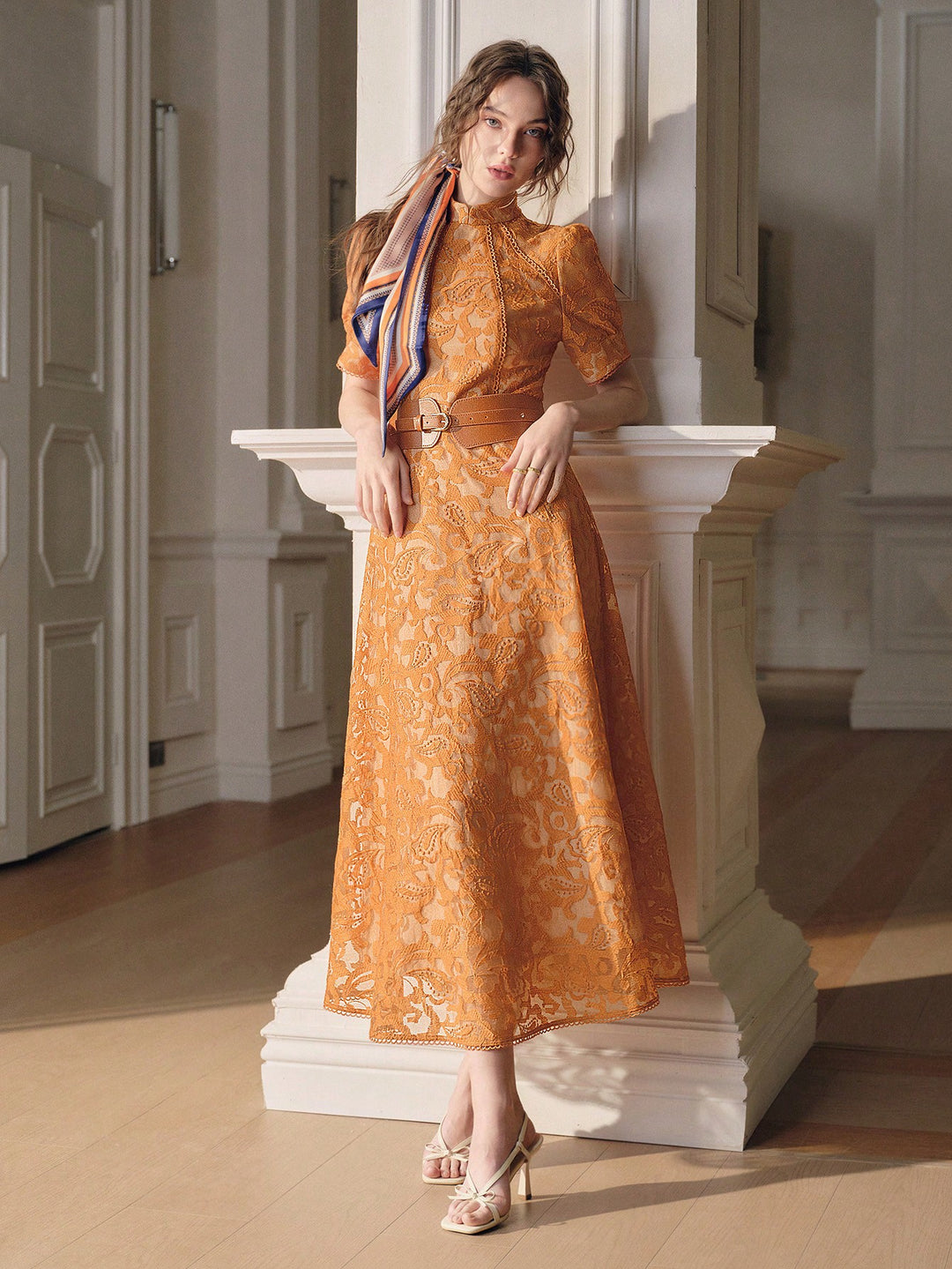 Rochie maxi SHEIN, galben