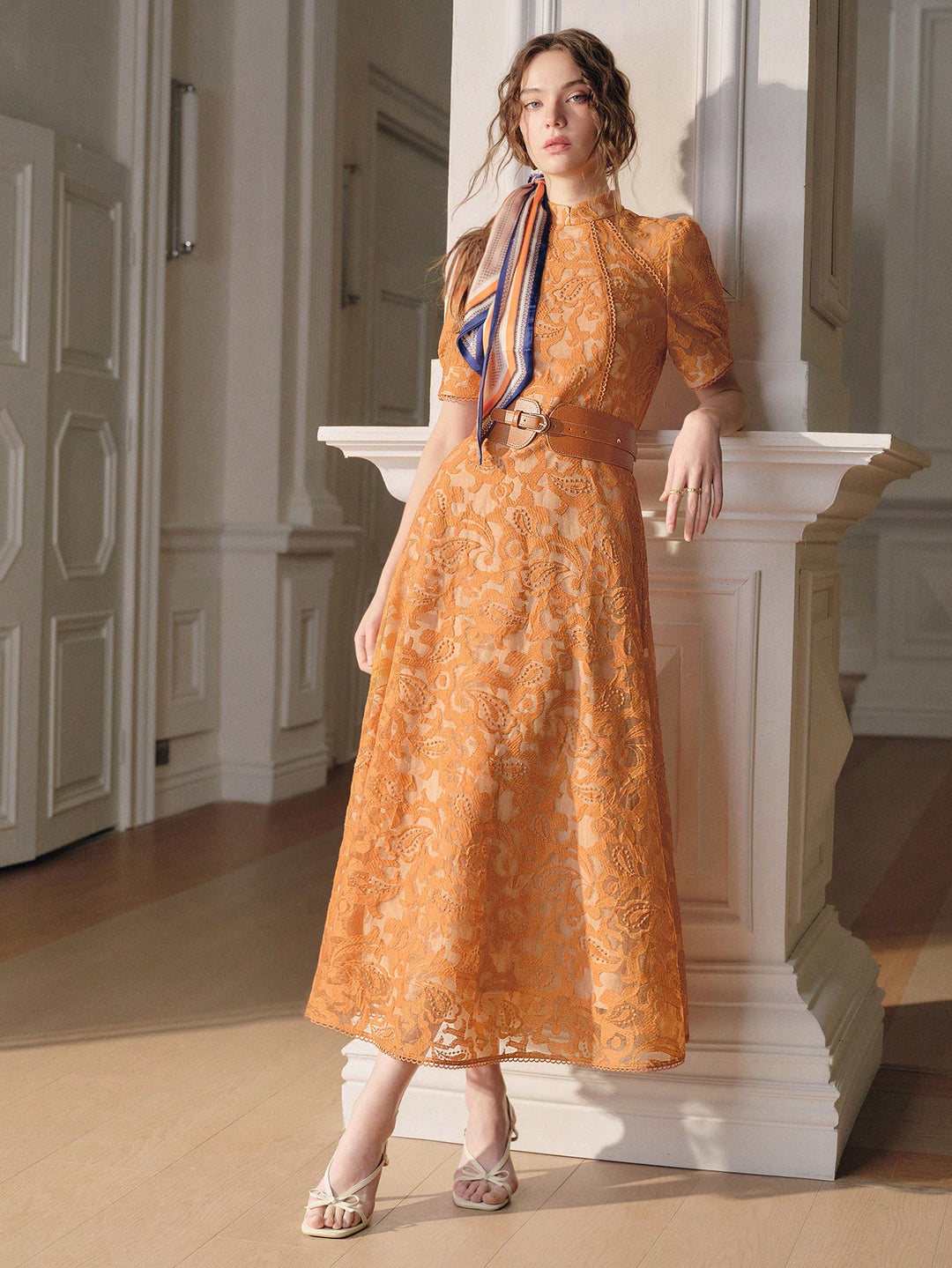 Rochie maxi SHEIN, galben