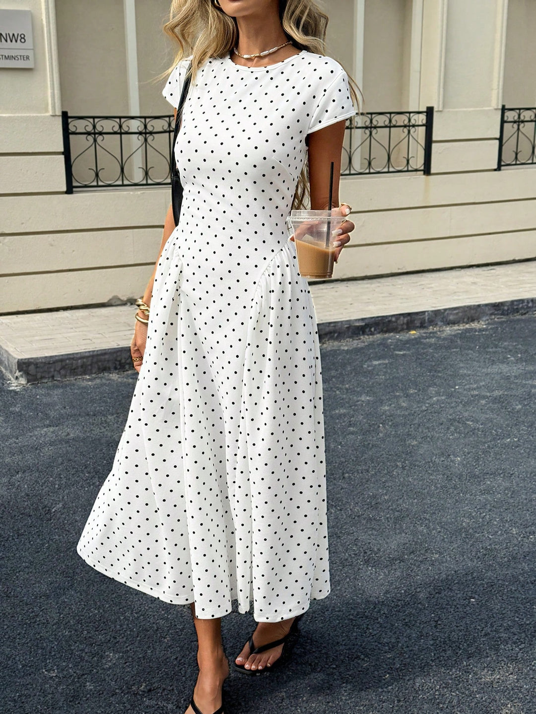 Rochie maxi SHEIN, alb