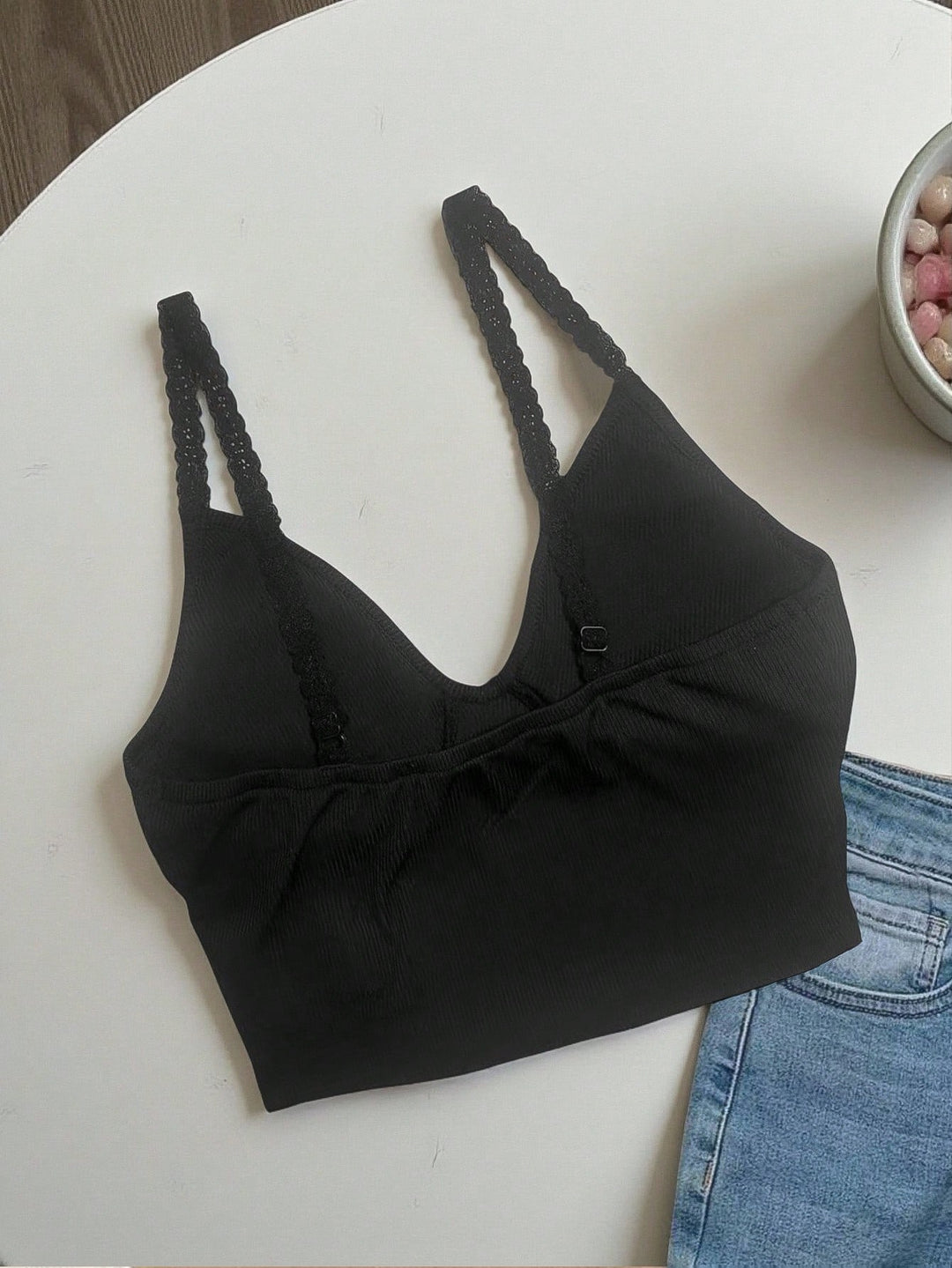 Top SHEIN, negru