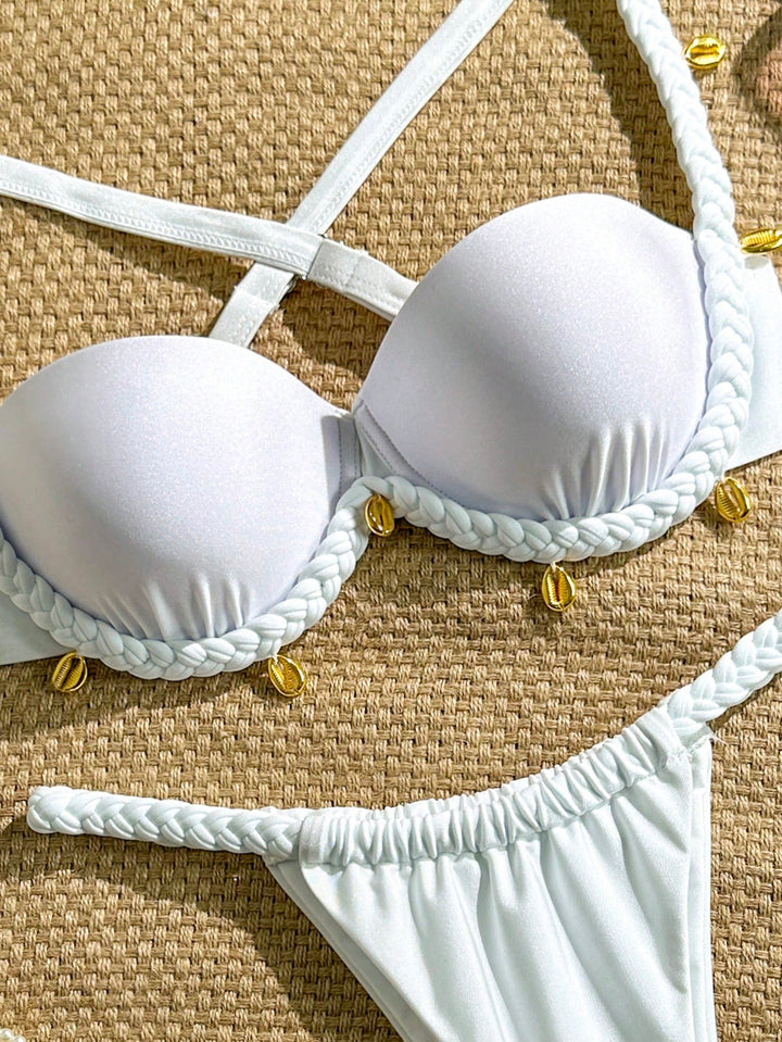 Set bikini SHEIN, bej