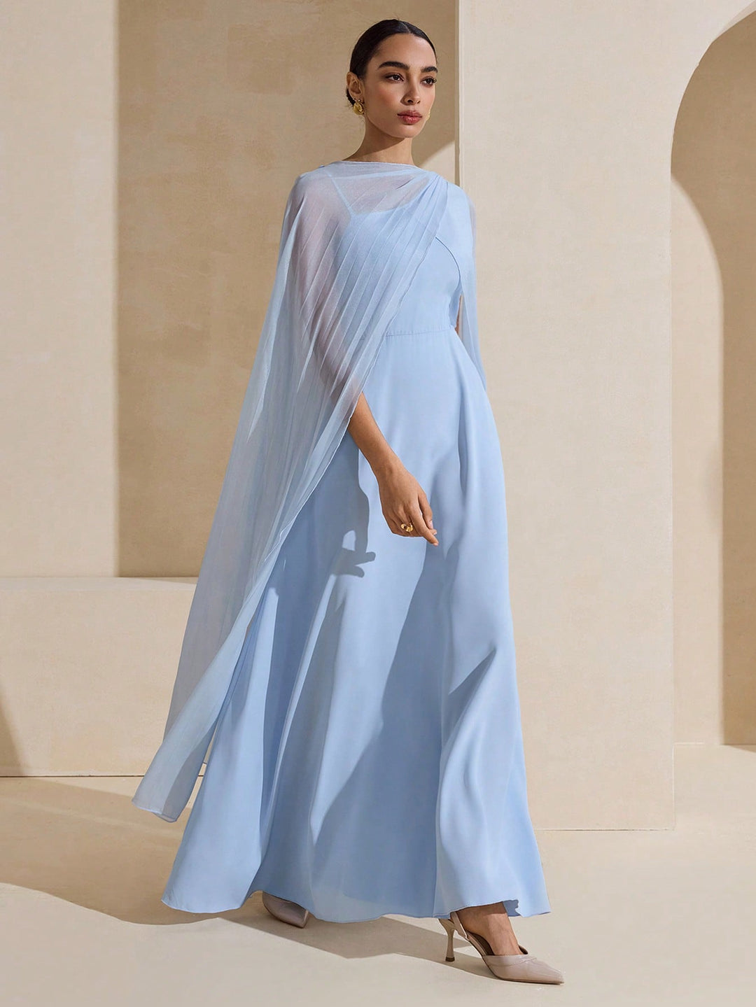 Rochie maxi SHEIN, albastru