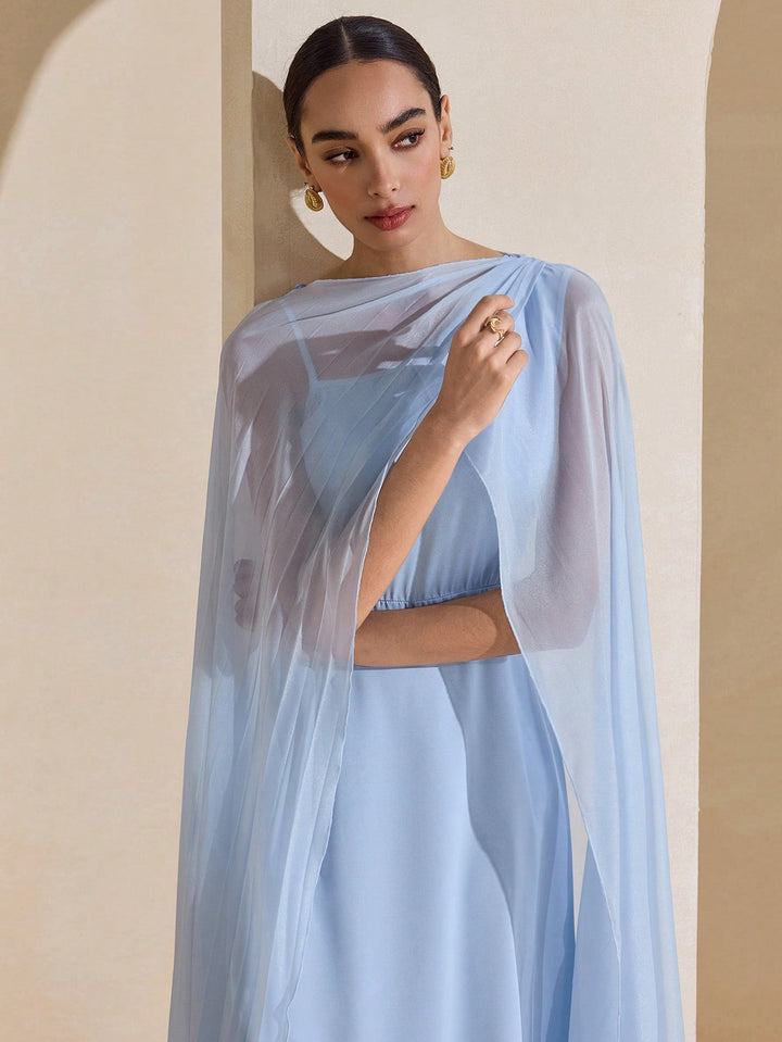 Rochie maxi SHEIN, albastru