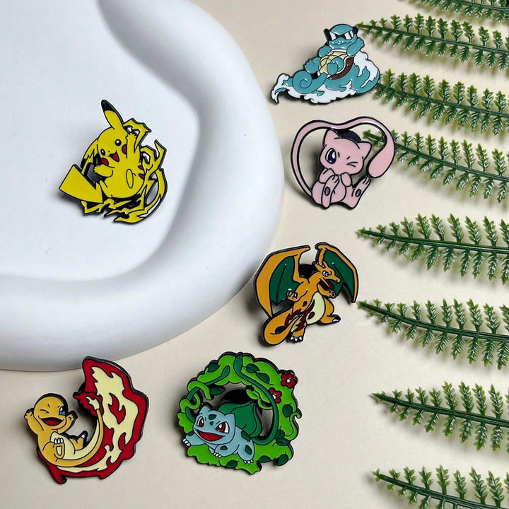 Set de insigne emailate SHEIN, mix culori