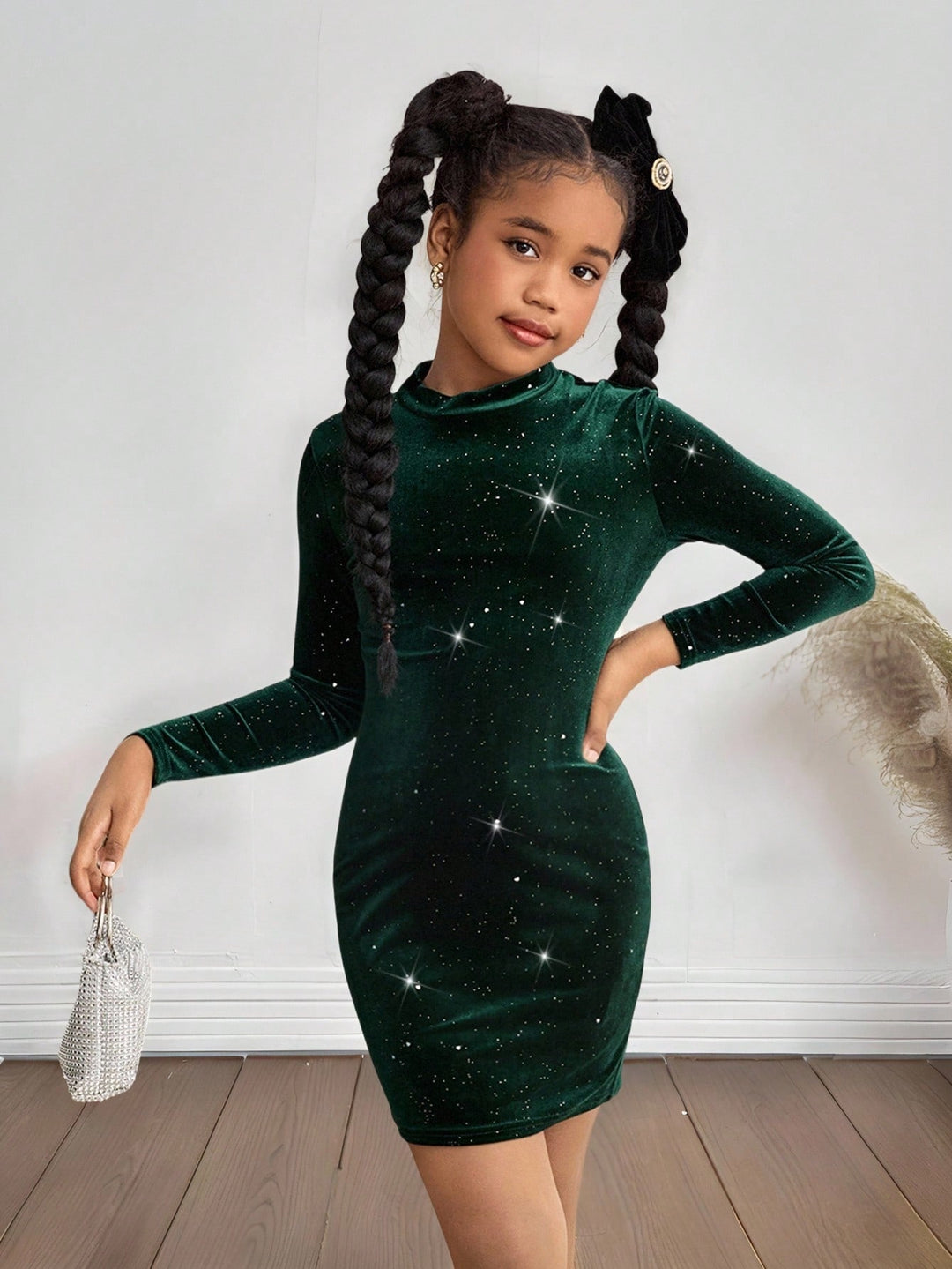 Rochie SHEIN, verde