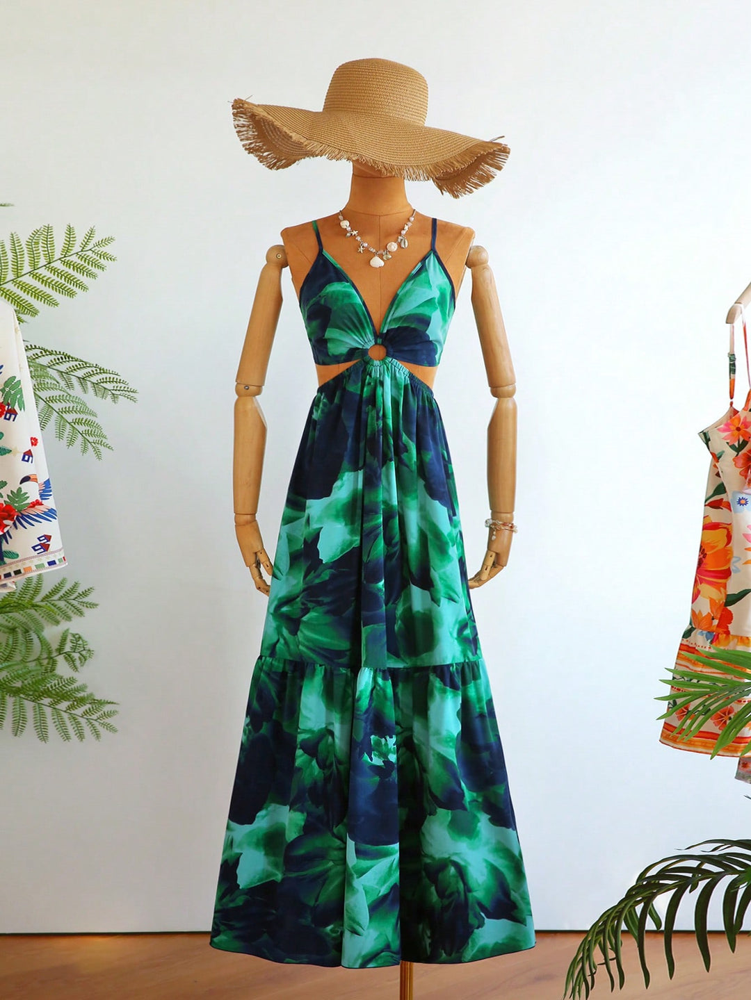 Rochie maxi SHEIN, mix culori