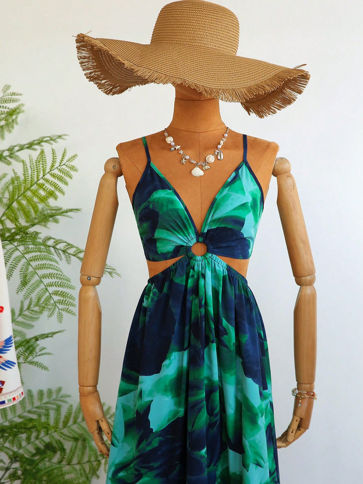 Rochie maxi SHEIN, mix culori