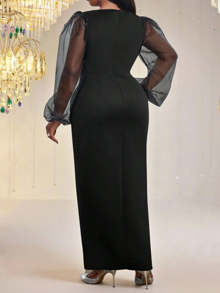 Rochie maxi SHEIN, negru