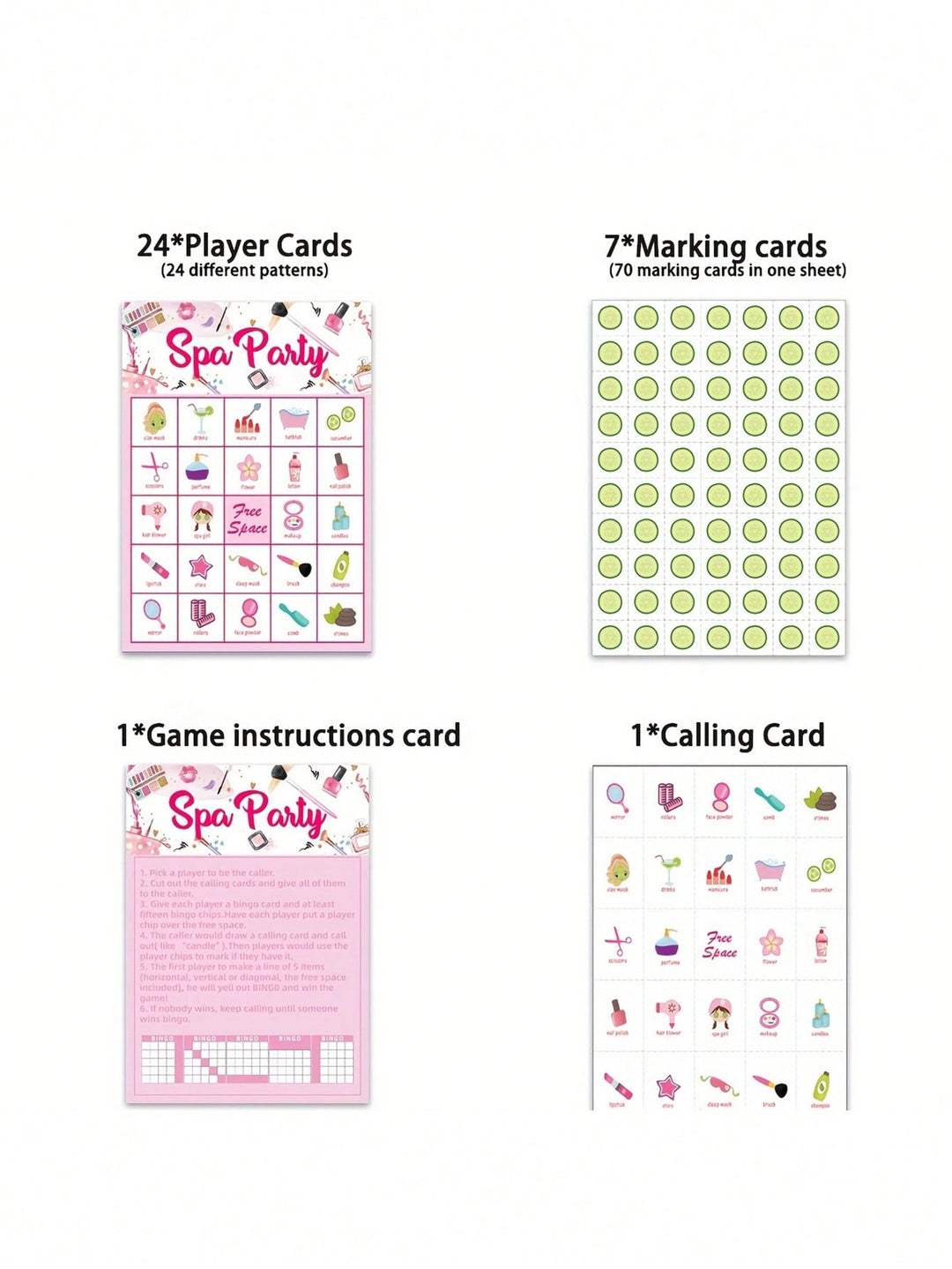 Joc bingo SHEIN, mix culori