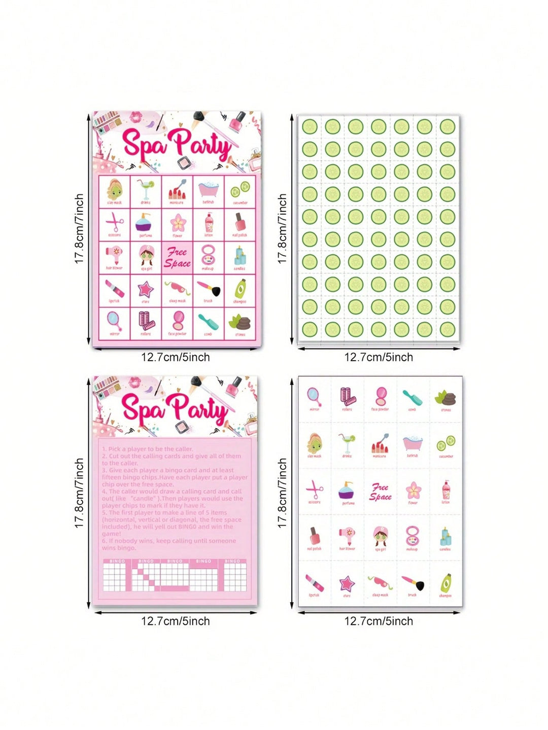 Joc bingo SHEIN, mix culori
