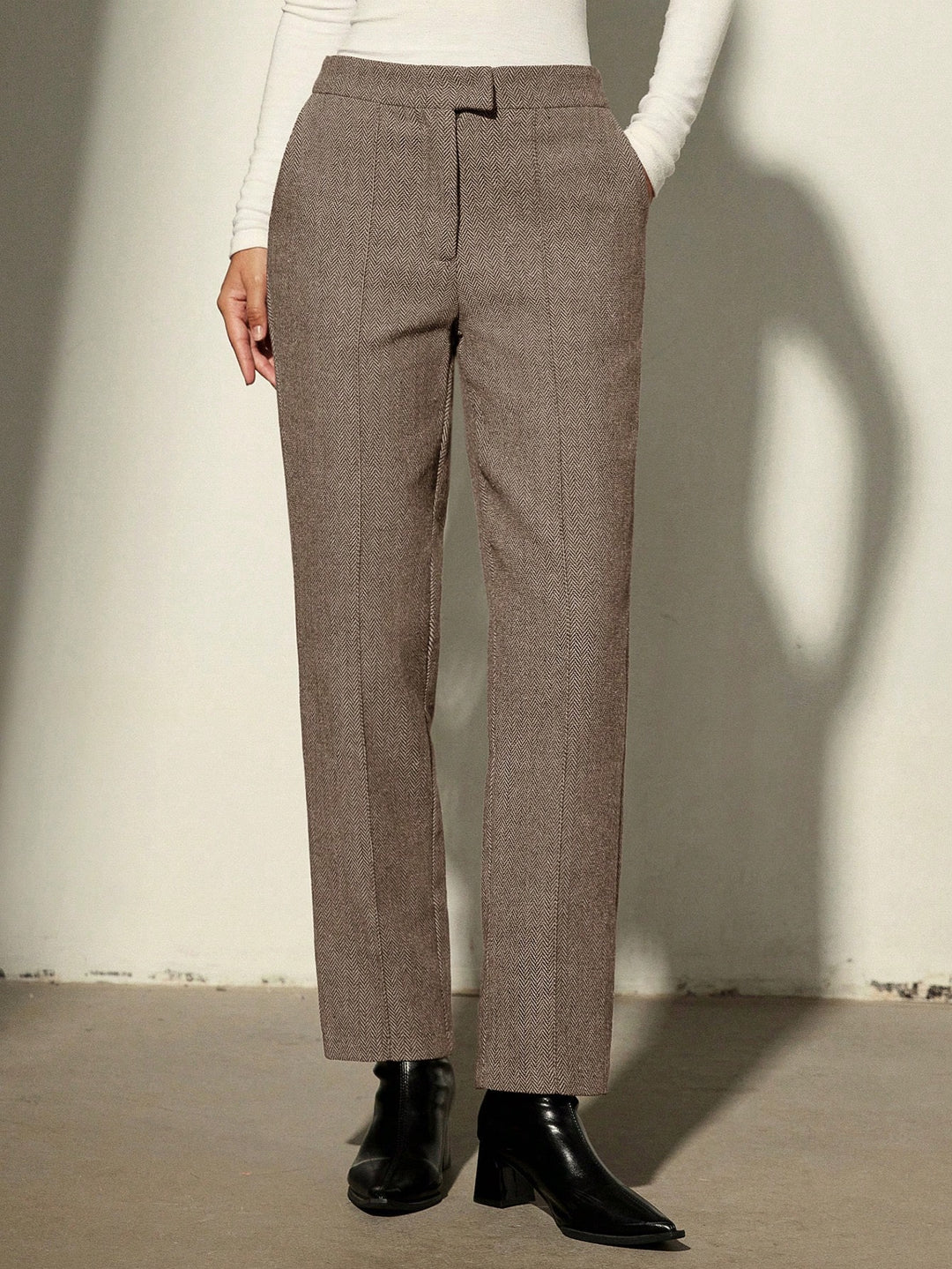 Pantaloni SHEIN, kaki