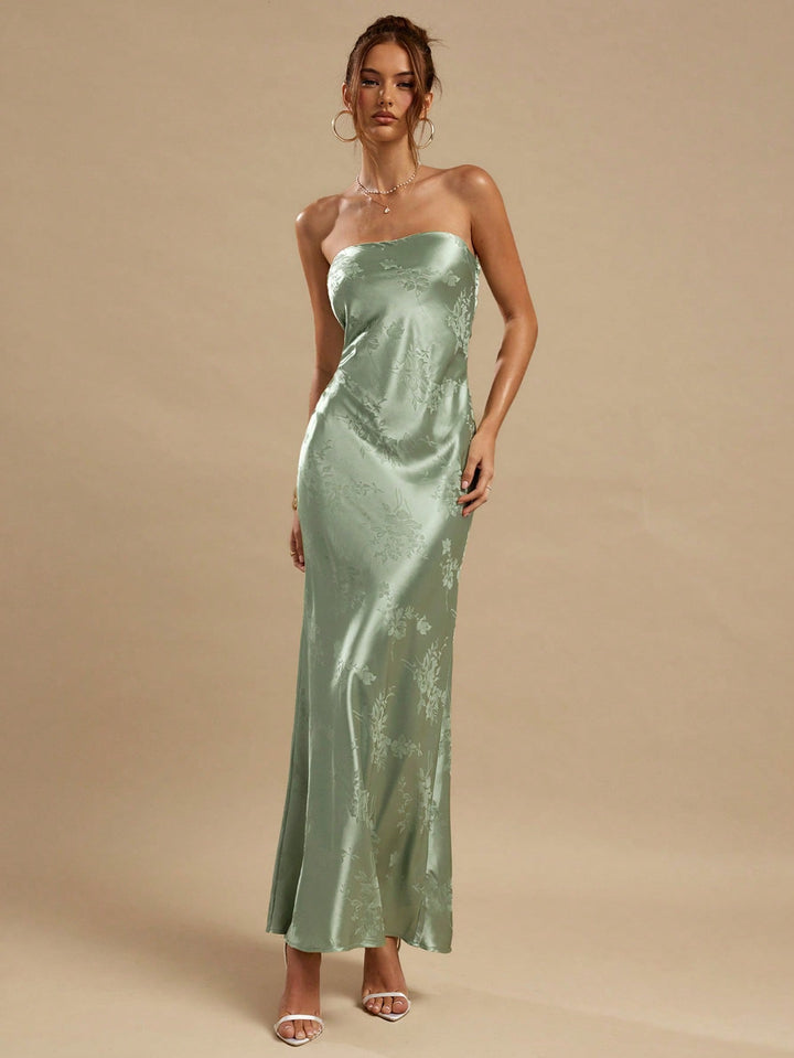 Rochie maxi SHEIN, verde