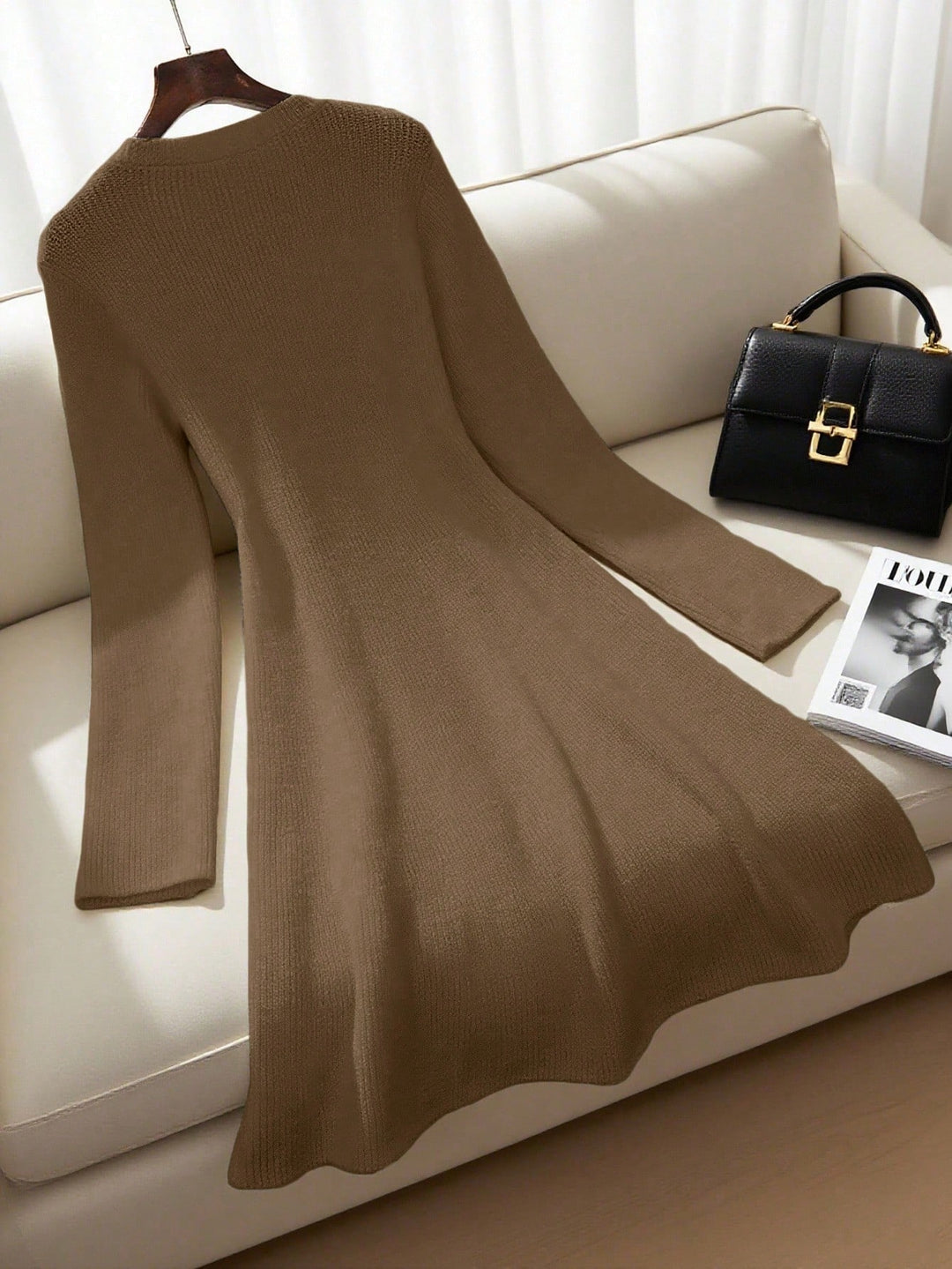 Rochie SHEIN, kaki