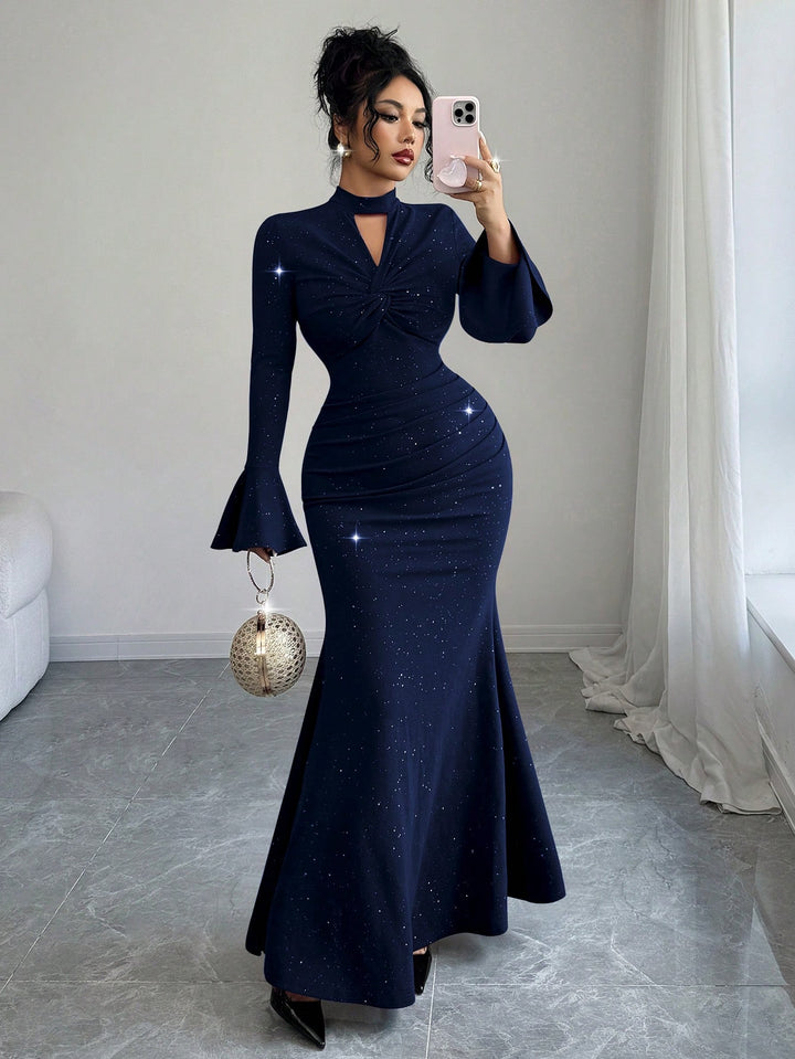 Rochie maxi SHEIN, albastru