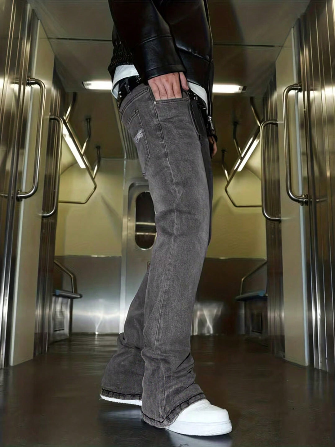 Jeans SHEIN, gri