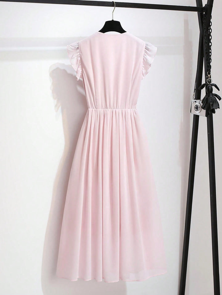 Rochie maxi SHEIN, roz