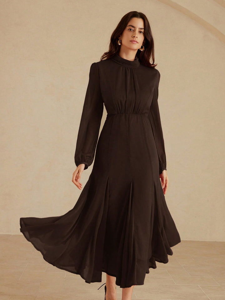 Rochie maxi SHEIN, maro