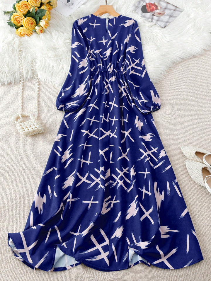 Rochie maxi SHEIN, mix culori