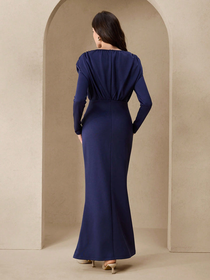 Rochie maxi SHEIN, albastru