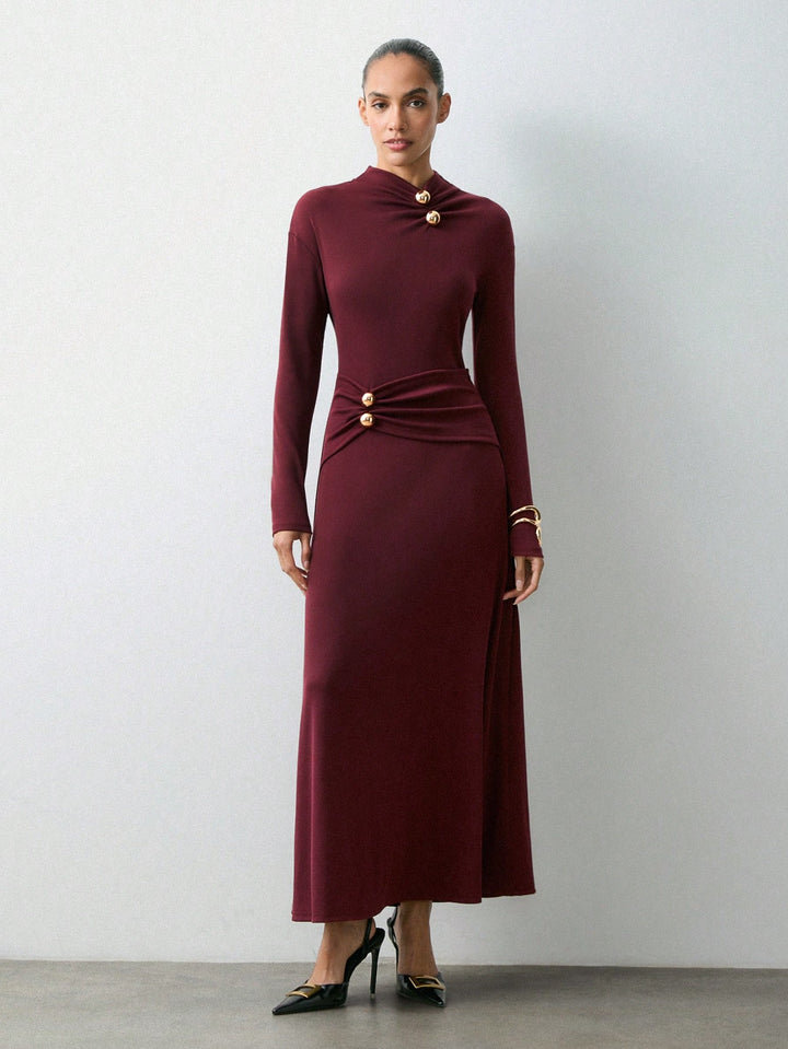 Rochie maxi SHEIN, vișiniu