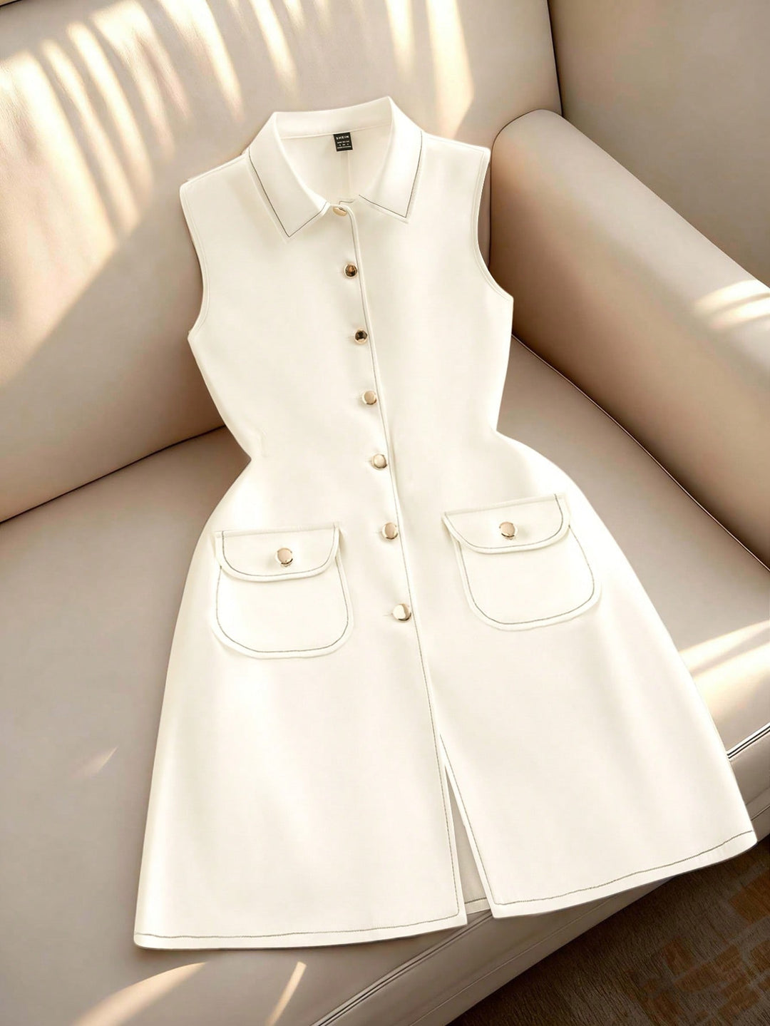 Rochie scurtă SHEIN, alb