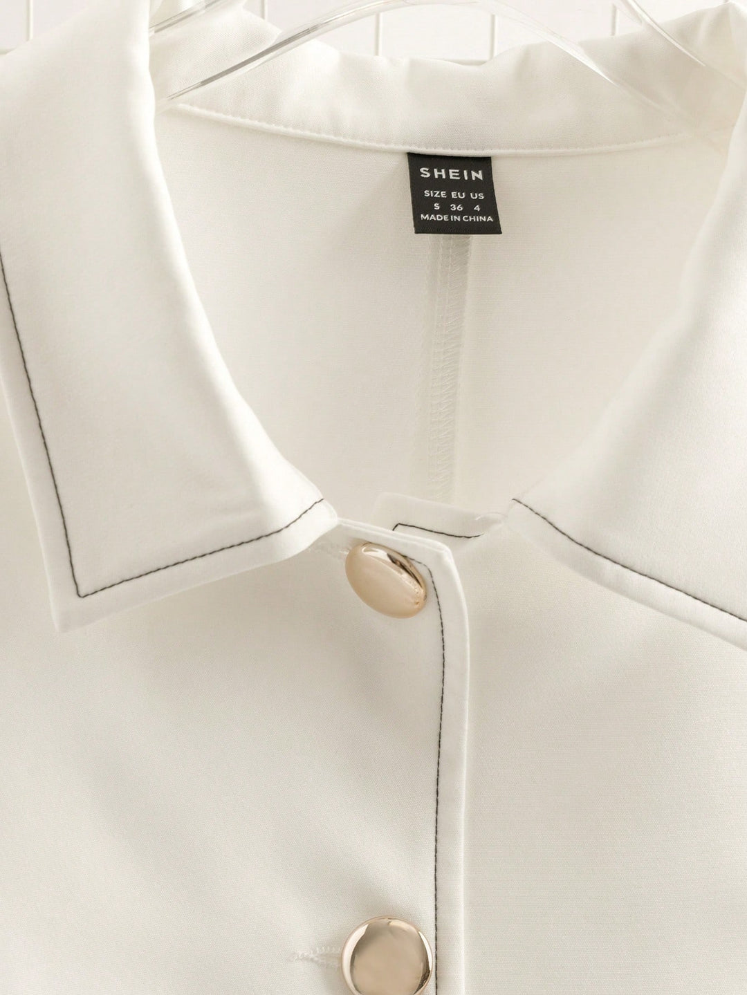 Rochie scurtă SHEIN, alb
