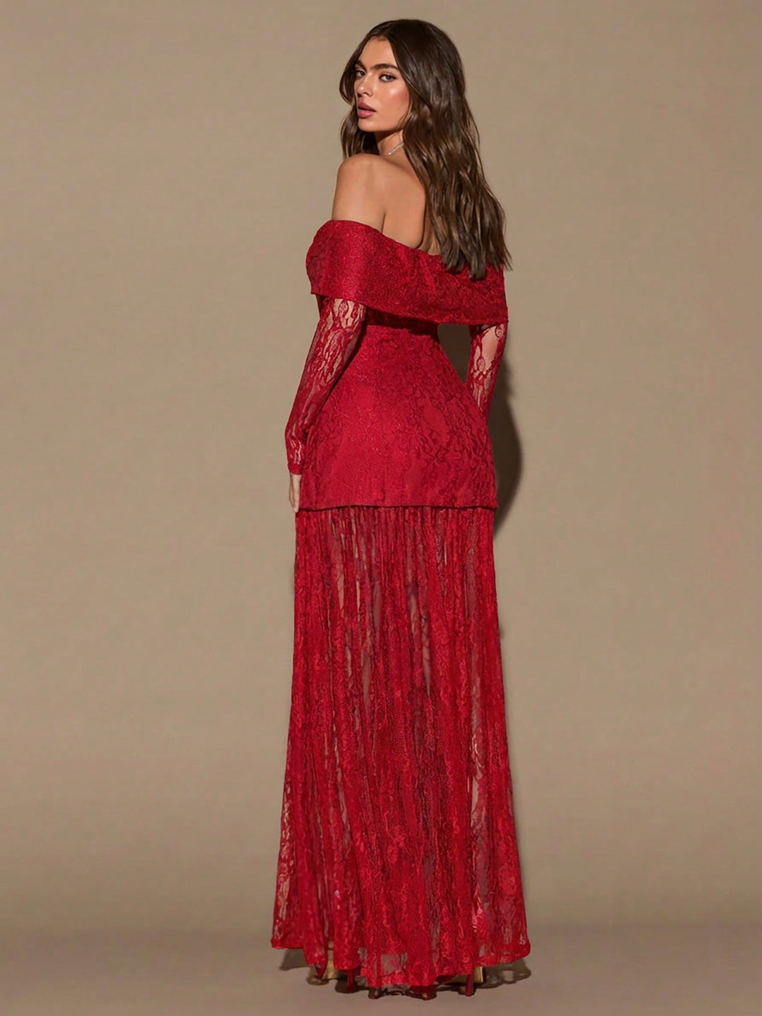 Rochie maxi SHEIN, roșu
