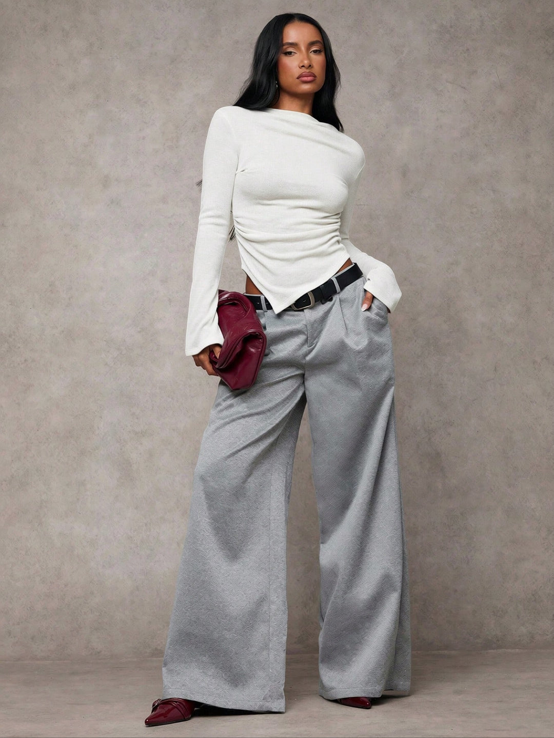 Top SHEIN, alb